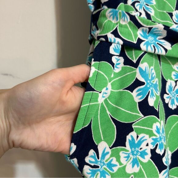 T by Talbots Open Back Short Sleeve Dress Floral Fields Plus Size 2x - Picture 4 of 10